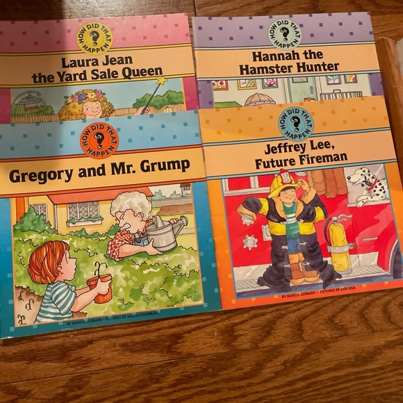 Four Marcia Leonard How Did That Happen Books - Picture 1 of 5